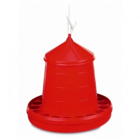 Copele Hranitoare Pasari Plastic Rosie 4 Kg 30585