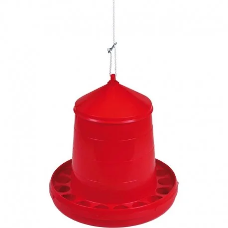 Copele Hranitoare Pasari Plastic Rosie 8 Kg 30653