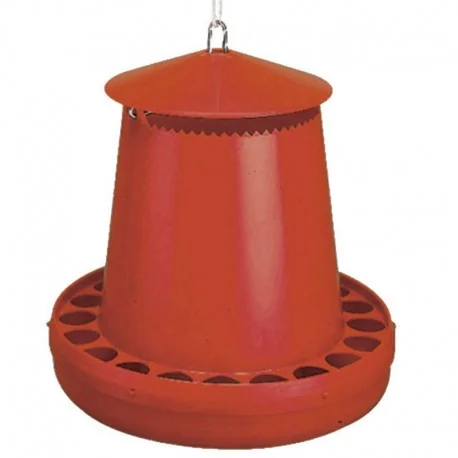 Copele Hranitoare Pasari Plastic Montana Rosie 8 Kg 35001