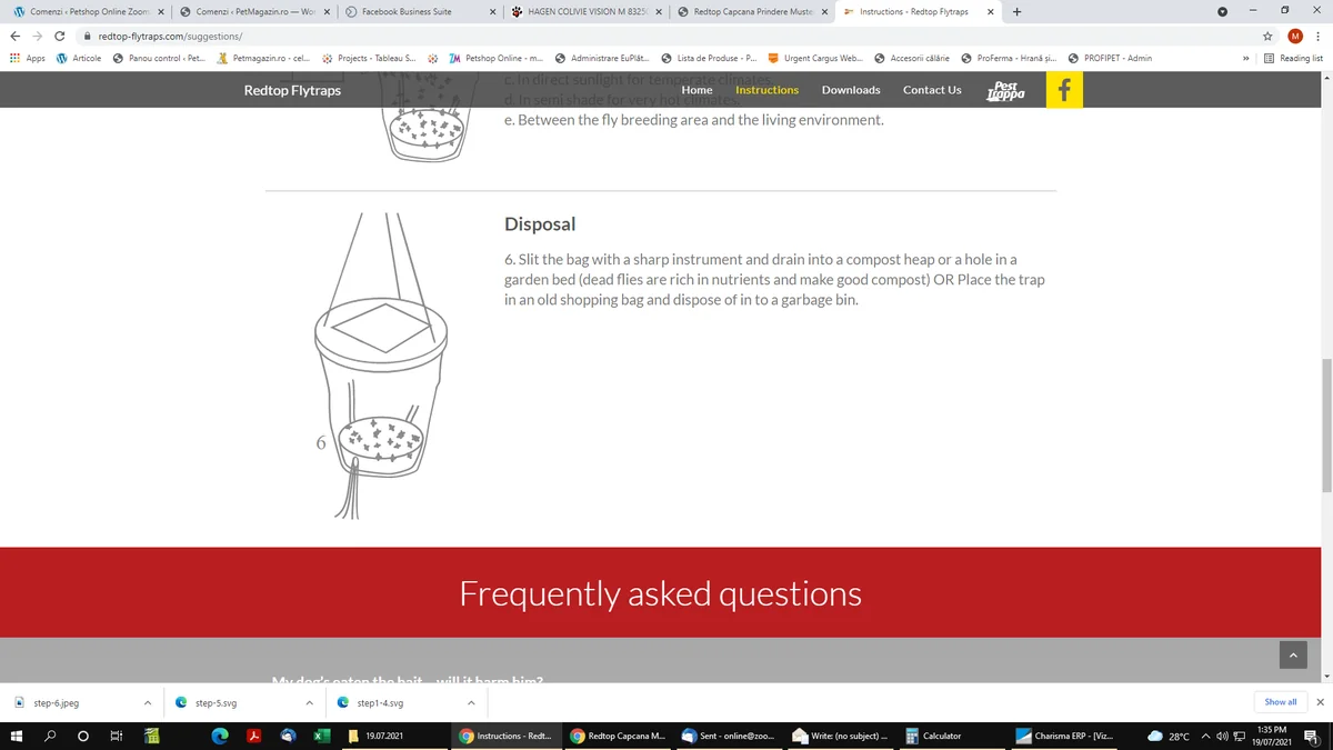 Redtop Capcana Prindere Muste/Insecte XL 8L 30000