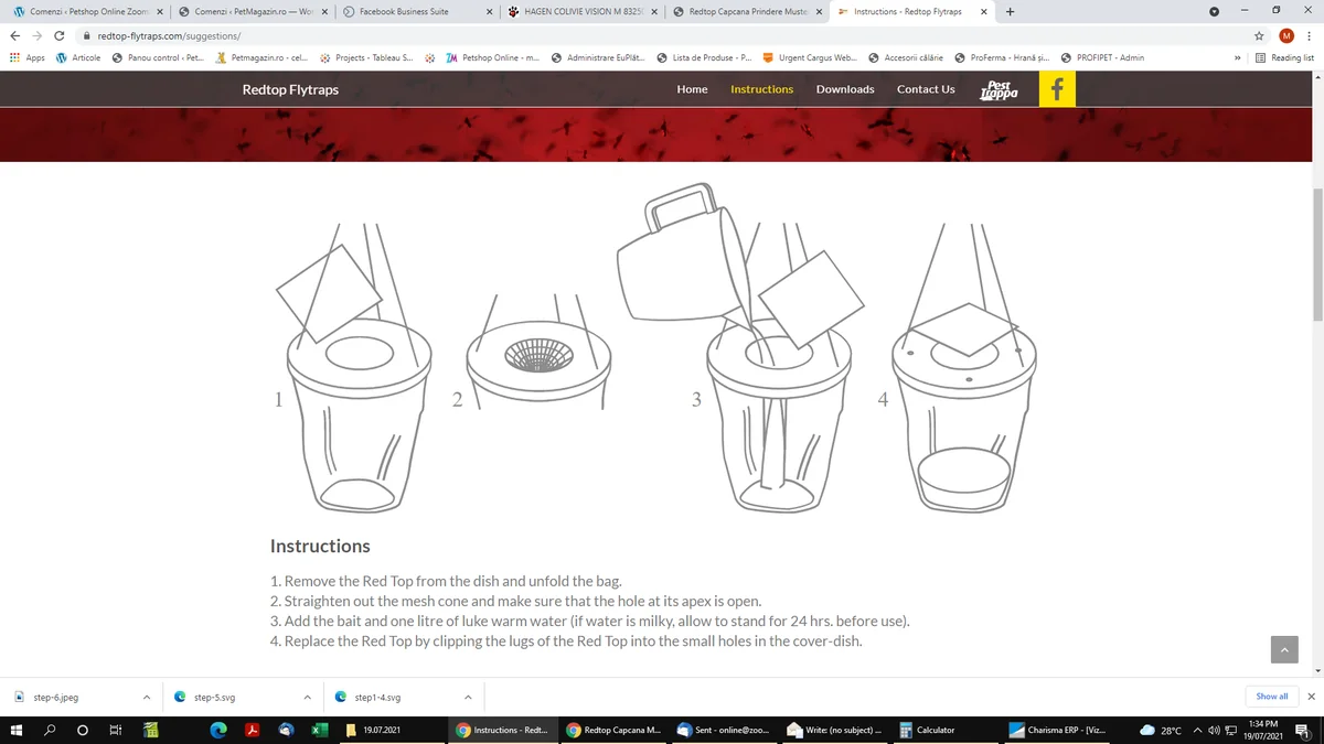 Redtop Capcana Prindere Muste/Insecte XL 8L 30000