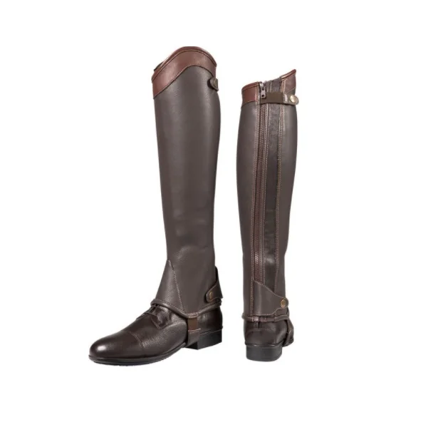 Ekkia Chaps Piele Equitheme Elite Adult XXL Havana 913239452