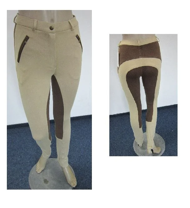 Pantaloni Calarie Dama Bej/Maro 34 Brc027