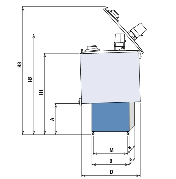 Fic Tanc Racire Lapte Frigomilk G1 300 L 2 Mulsori RF10105 1 Faza 230V 50 HZ