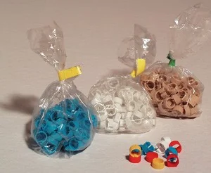 Heka Inele Plastic Spirală Păsări 22 mm 100 Buc 20880