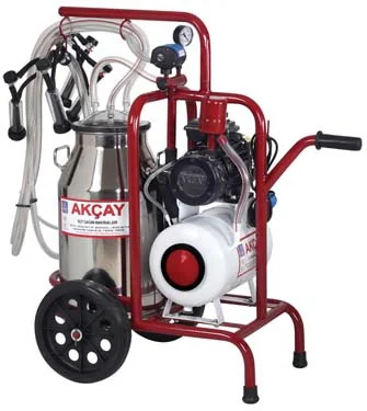 Akcay Aparat Muls Capre 2 Posturi Turbo Canistra Inox 40L 3001