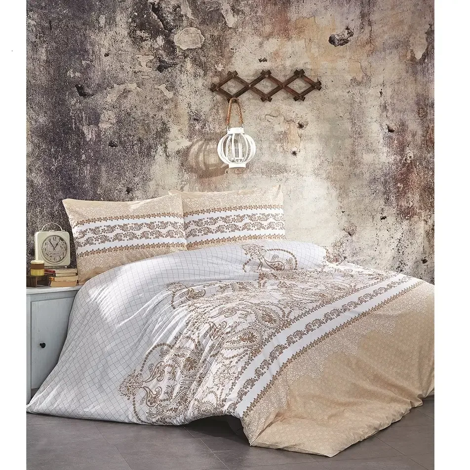 Lenjerie De Pat Bumbac Satinat 2 Persoane, Homs, Serie H280,00065