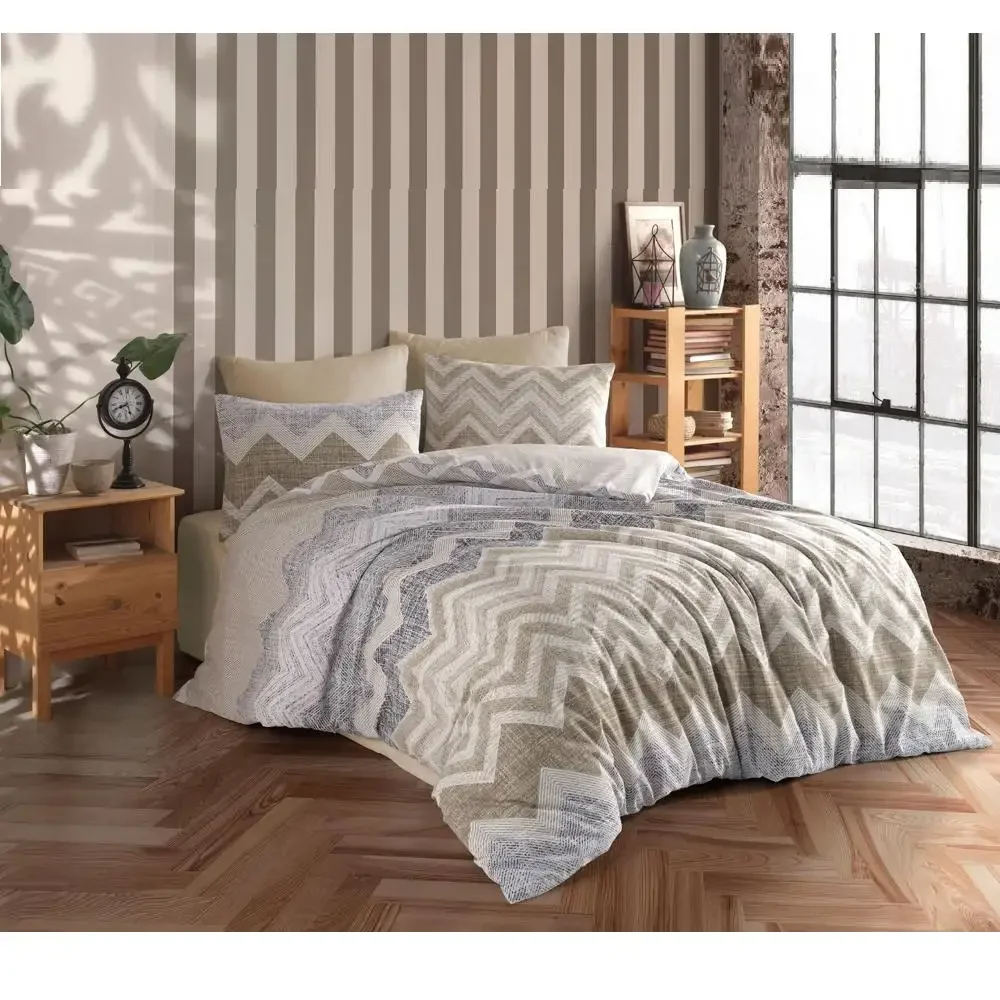 Lenjerie De Pat Bumbac Satinat 2 Persoane, Homs, Serie D 270,00037