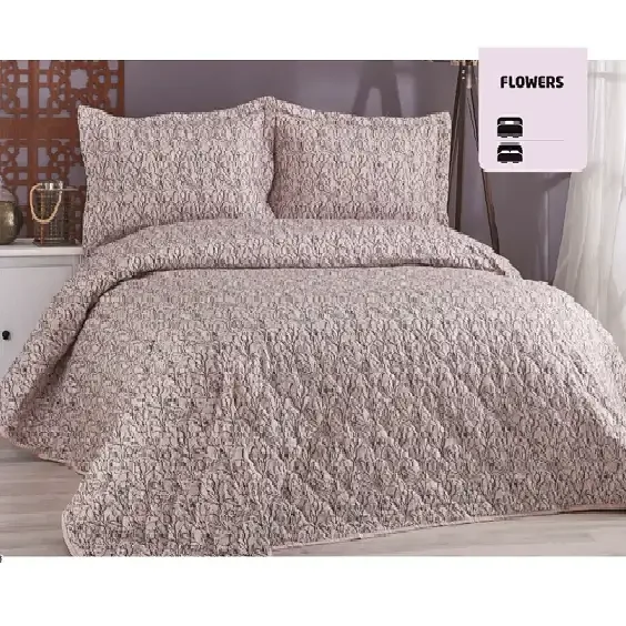Cuvertură de Pat 240 X 260 cm, 3 buc, Homs, Serie H280, 00235