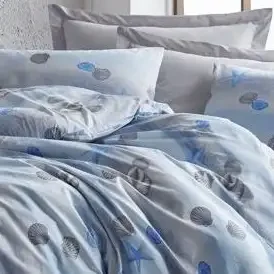 Lenjerie de Pat Bumbac Satinat 2 Persoane, Homs, Serie D 270,00011