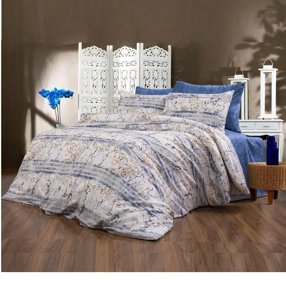 Lenjerie De Pat Bumbac Satinat 2 Persoane, Homs, Serie D 270,00030