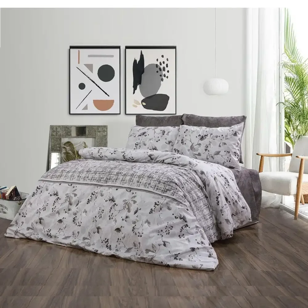 Lenjerie De Pat Bumbac Satinat 2 Persoane, Homs, Serie D 270,00035