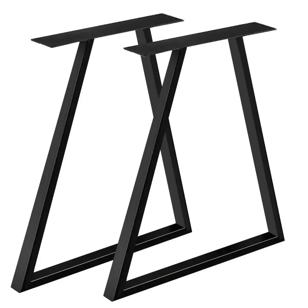 Set Picioare Masa Metal, Homs, Negru 42x70 cm, W0055