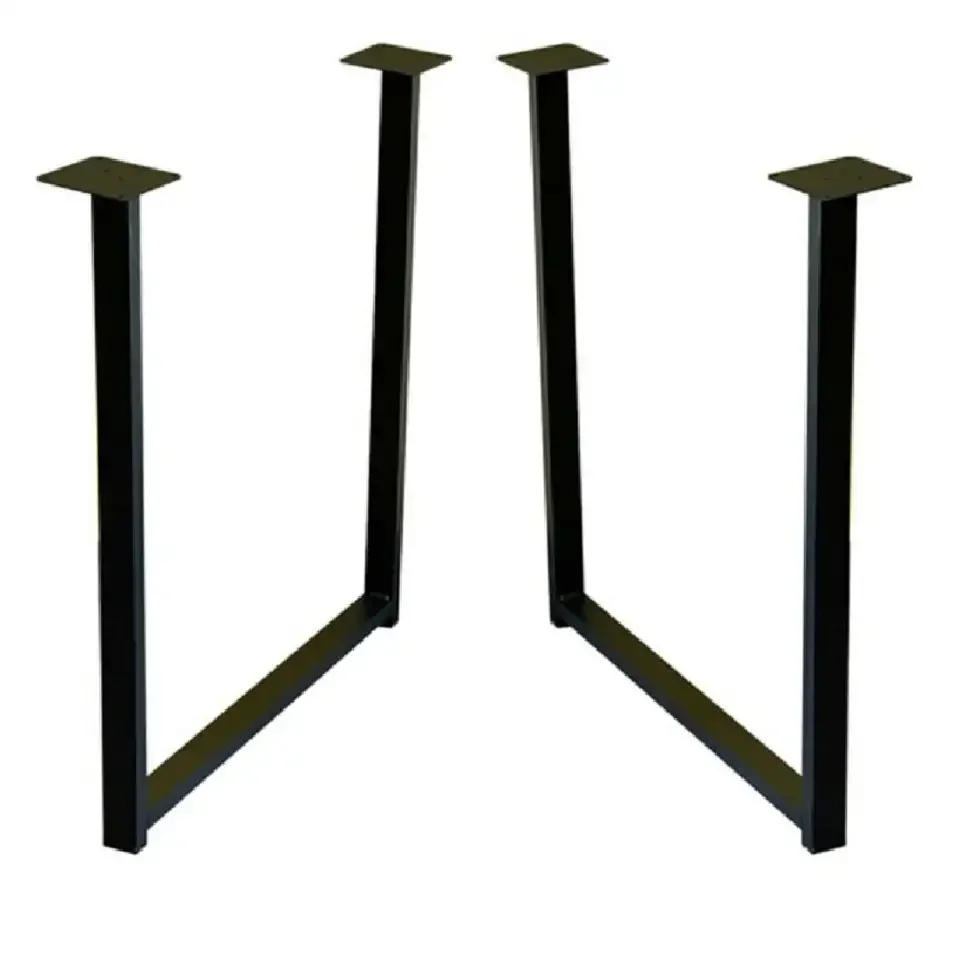 Set Picioare Masa Metal, Homs, Negru 42x70 cm, W0054