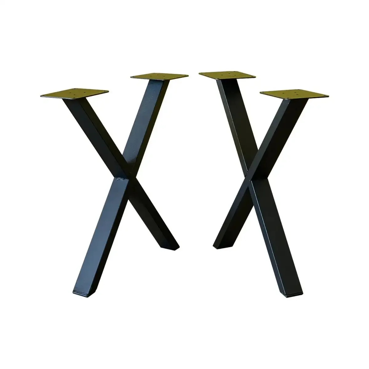 Set Picioare Masa Metal, Homs, Negru, 48x70 cm, W0056