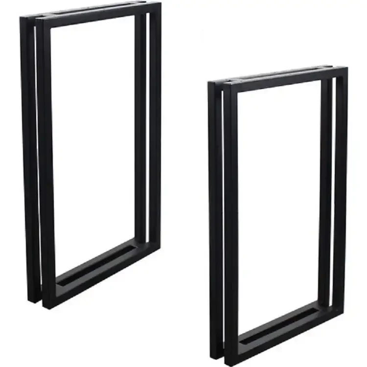 Set Picioare Masa Metal, Homs, Negru, 55X72 cm, 30670