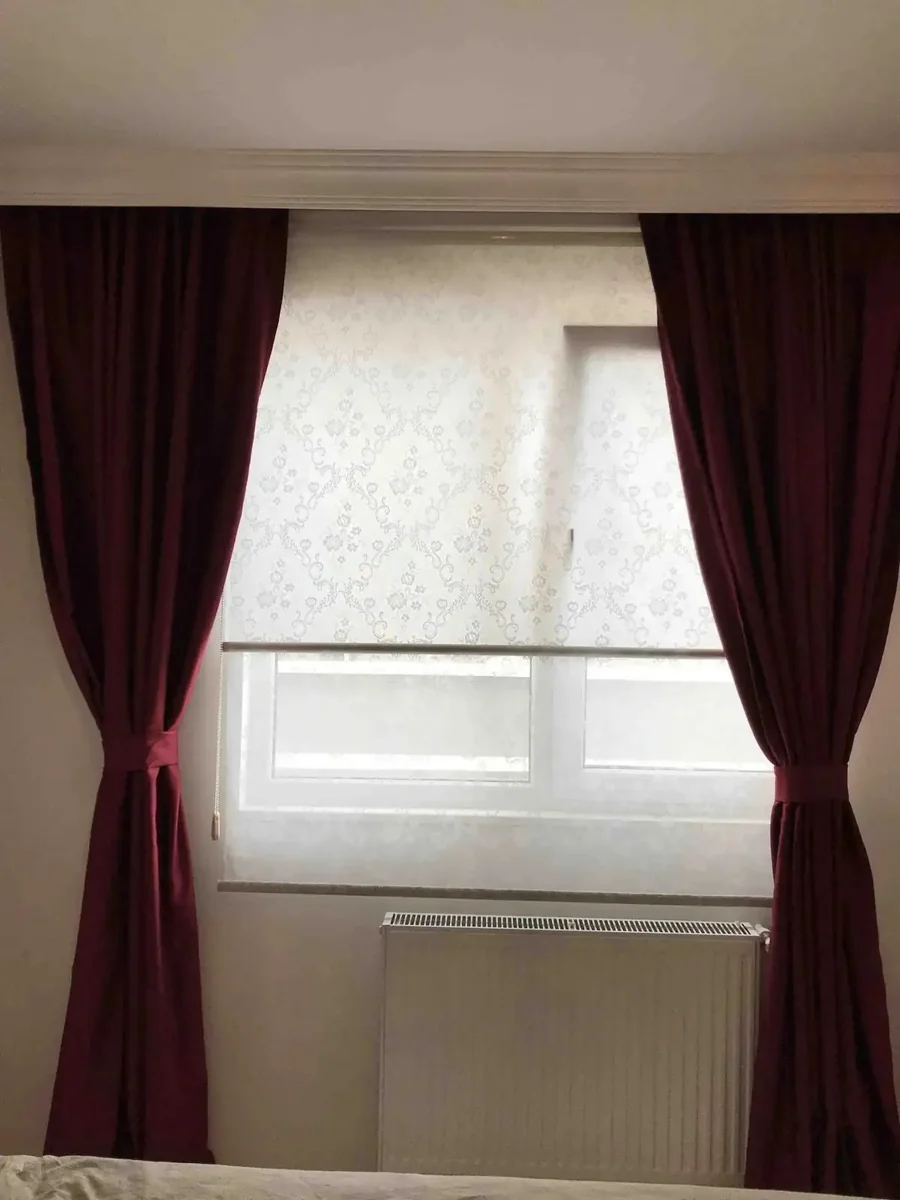 Perdea Blackout Opaca Bordo, 100x260 cm, 50022