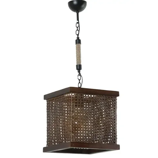 Lustra Stil Industrial Lemn-Metal, Seria LX, Homs, 40057