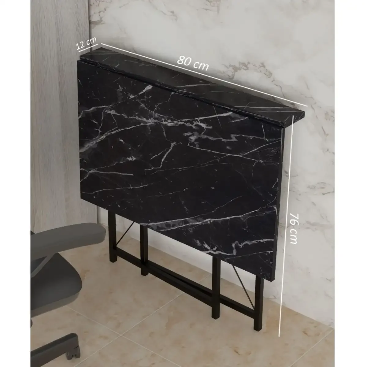 Masa Pliabil cu Cadru Metalic Homs Seria 440, 80 x 60 x 70 cm, 20648