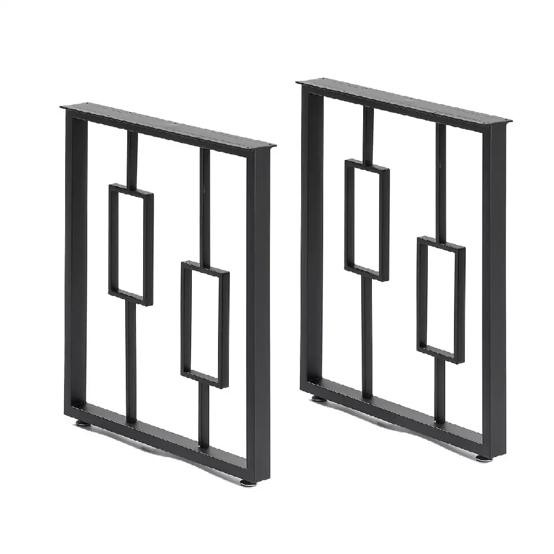 Picioare Masa Metal, Homs, Negru, 52X72 cm, 30703