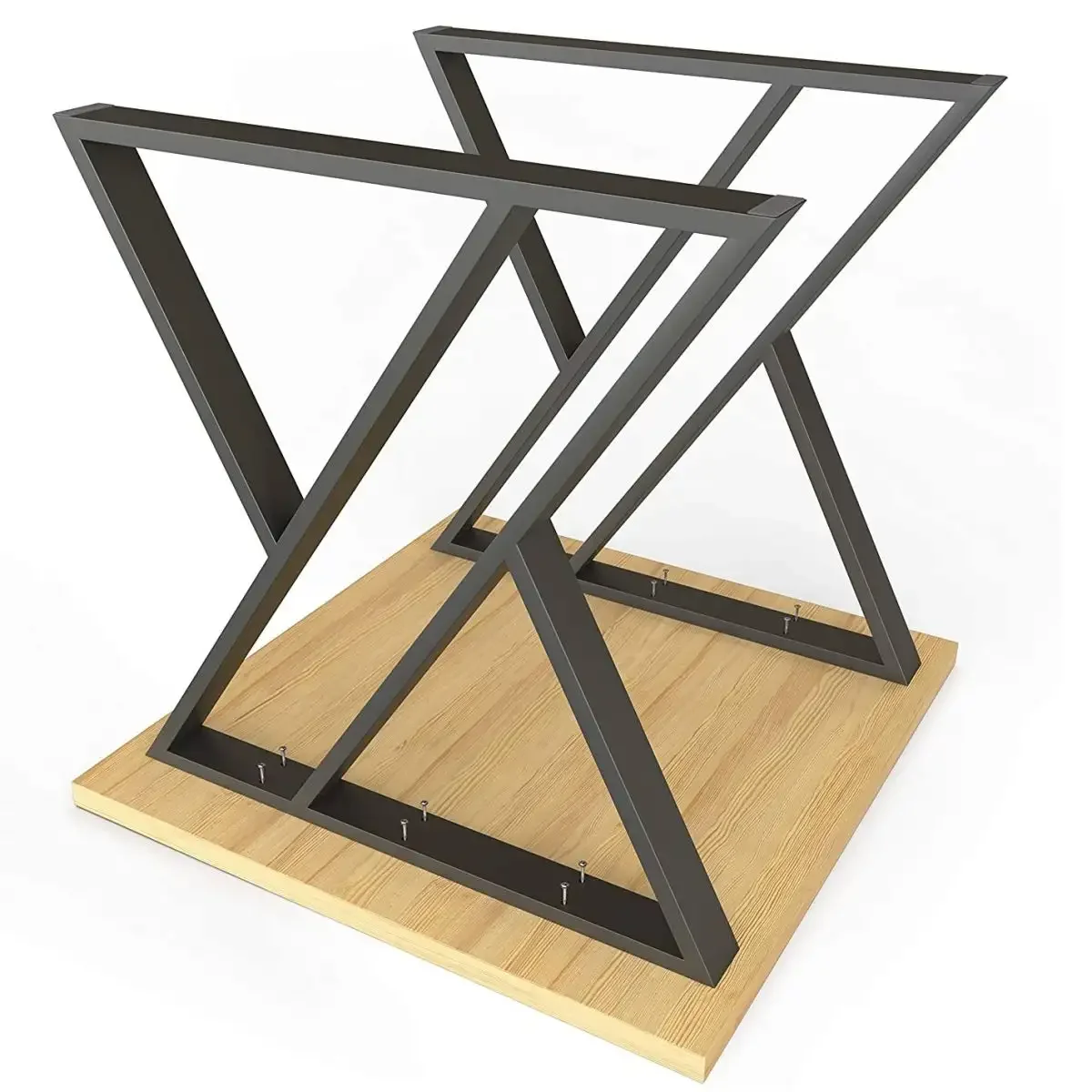 Picioare Masa Metal, Homs, Negru, 70X72 cm, 30632