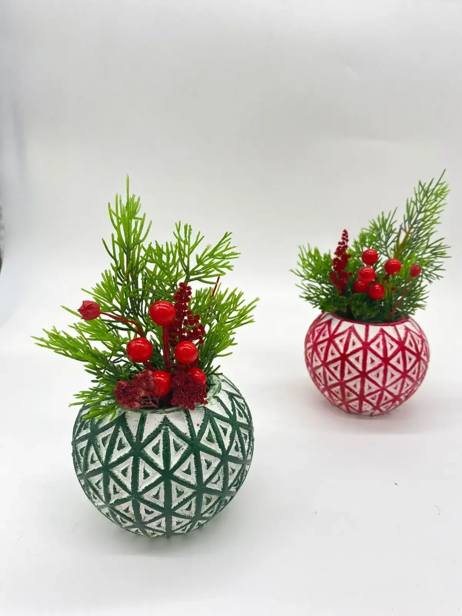 Ghiveci Decorativ cu Flori Artificiale, HOMS Seria A620, 17x5.5x9 cm, 30374