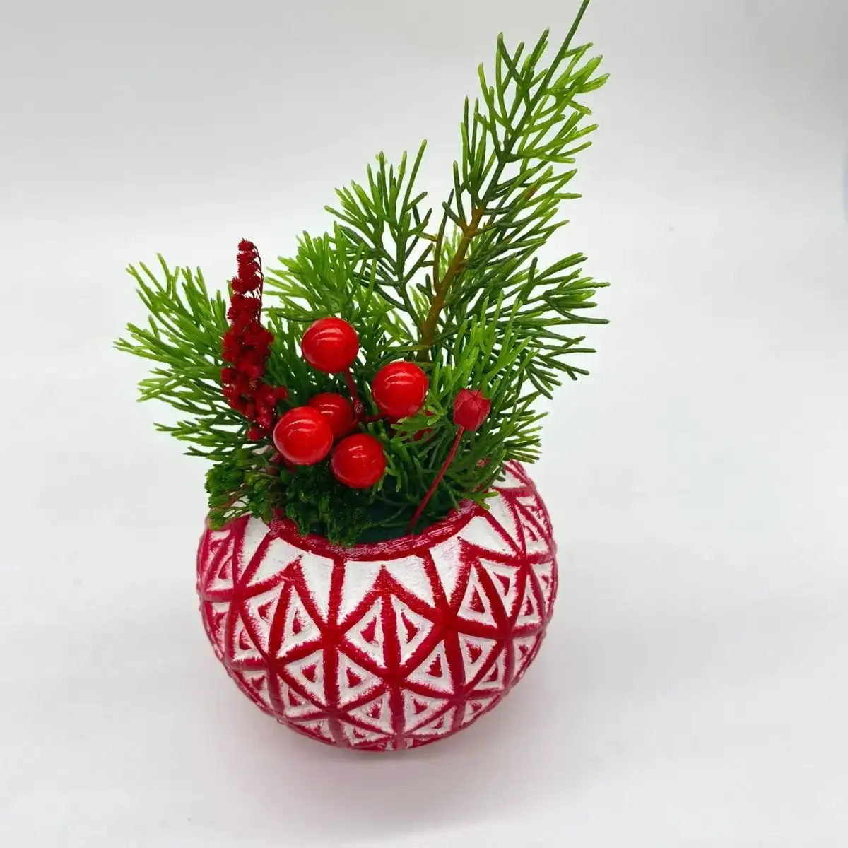 Ghiveci Decorativ cu Flori Artificiale, HOMS Seria A620, 17x5.5x9 cm, 30373