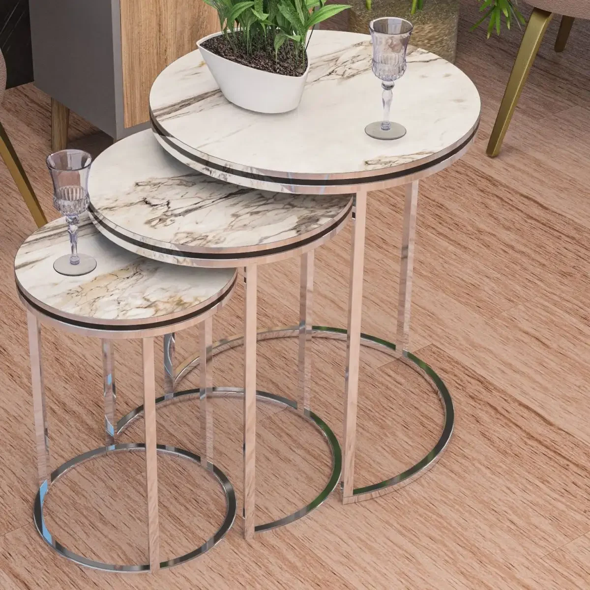 Set Masuta de Cafea, Seria 440, Homs, 3 Buc, 20347