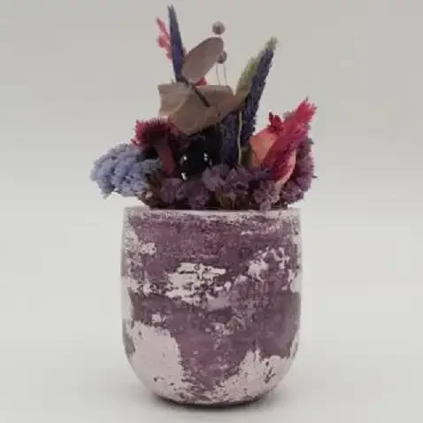 Ghiveci Decorativ cu Flori Artificiale, HOMS Seria A620, 17x5.5x9 cm, 30361