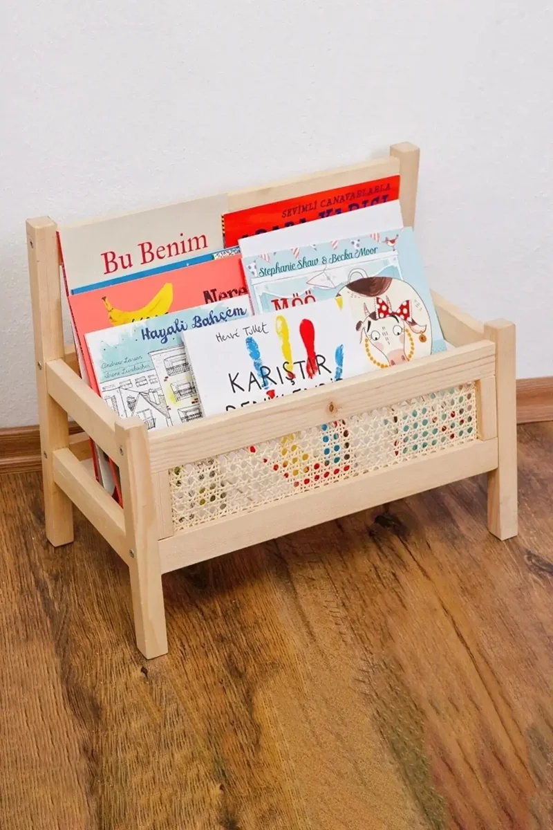 Organizator din Lemn pentru Carti si Caiete, Seria Wood, Homs, 49 x 41 x 28 cm, 700180