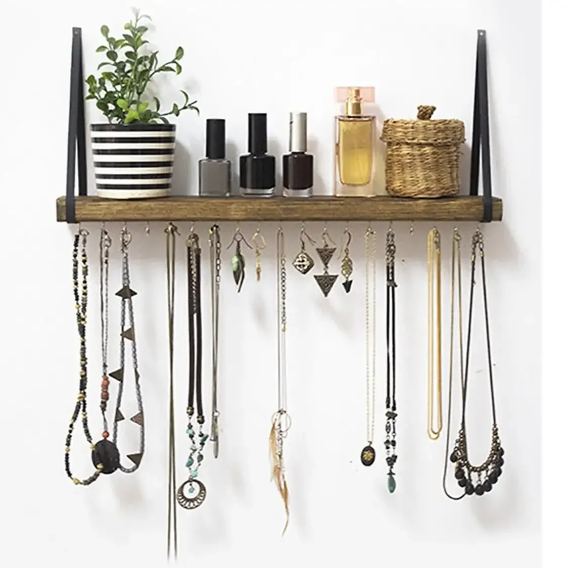 Raft de Perete Lemn, Seria Wood Homs 50 x 9 cm, 700008