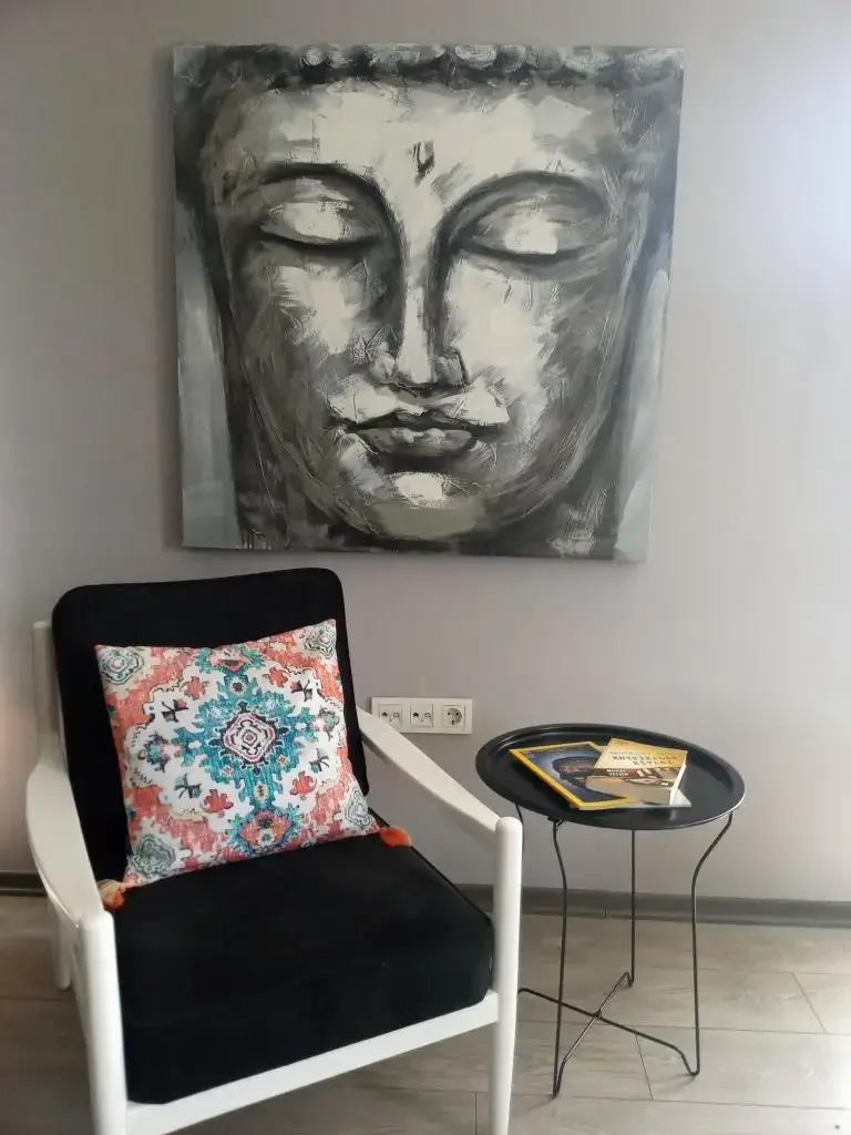 Masuta Metal Tago Negru Homs, 46X46X52 cm, 10371