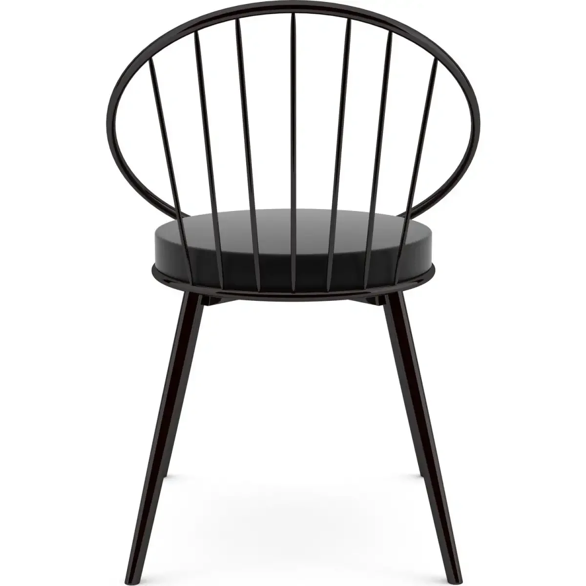 Scaun Metal, Dining Homs, Negru 76 x 62 cm, 30450