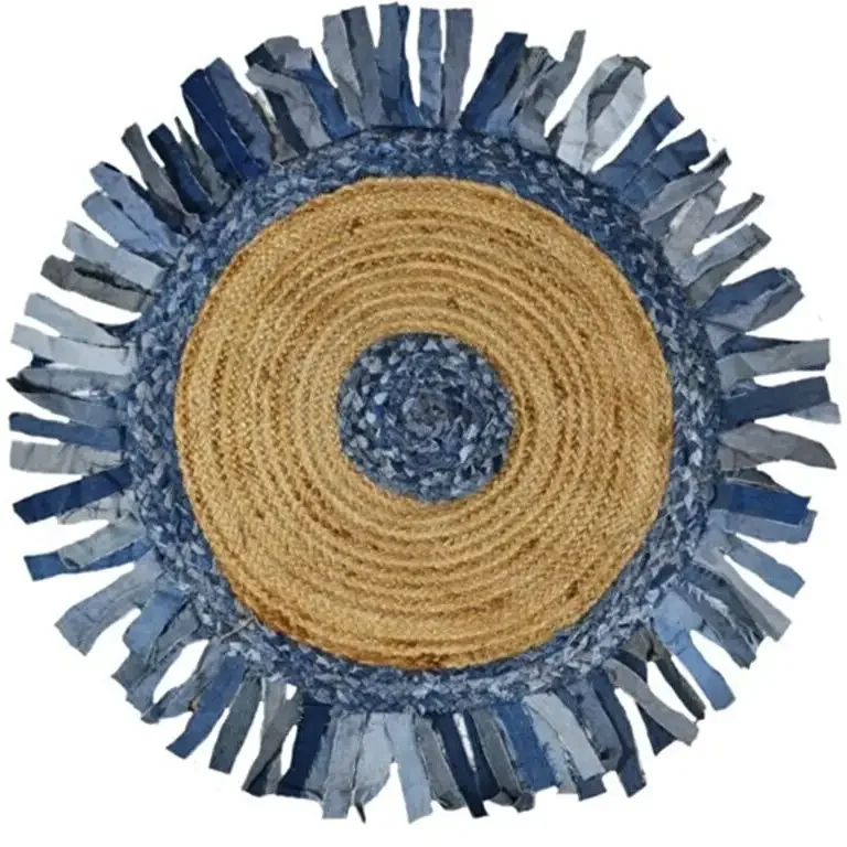 Covor Rotund Iută Bolero Homs, 90X90 cm, 10303