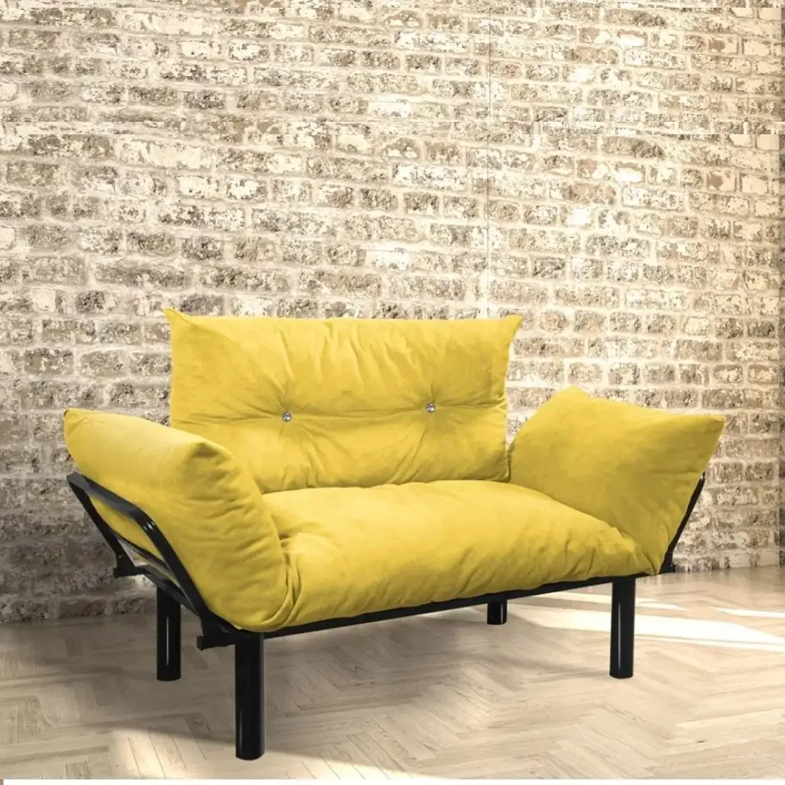 Canapea 2 Locuri Homs Galben