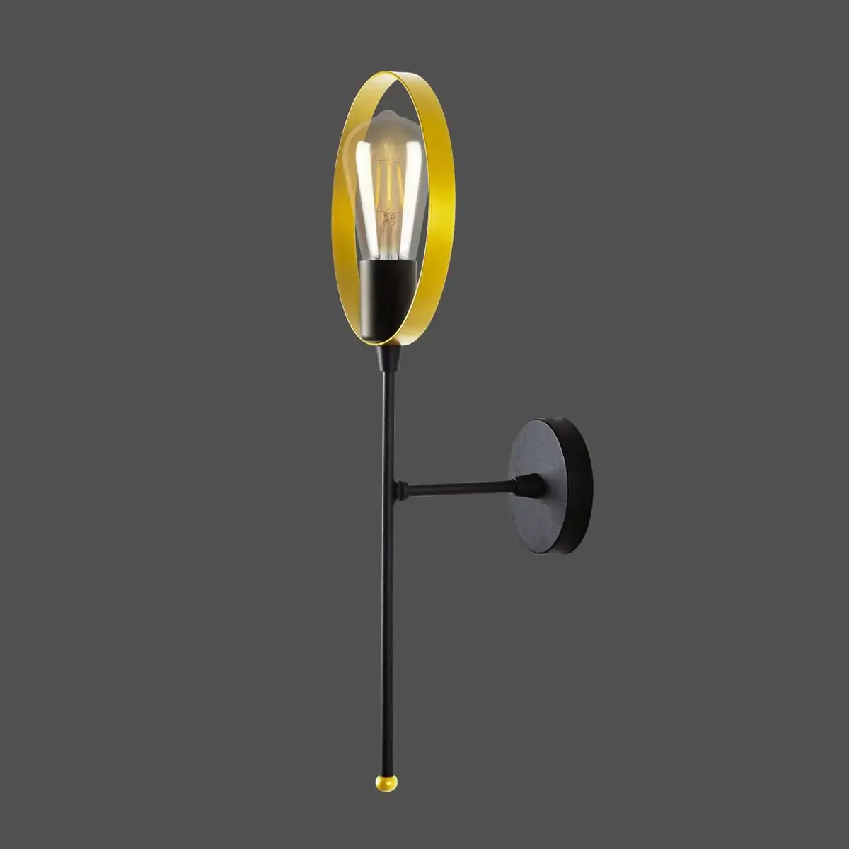 Aplica Perete Auriu-Negru-Alb Homs RO11295