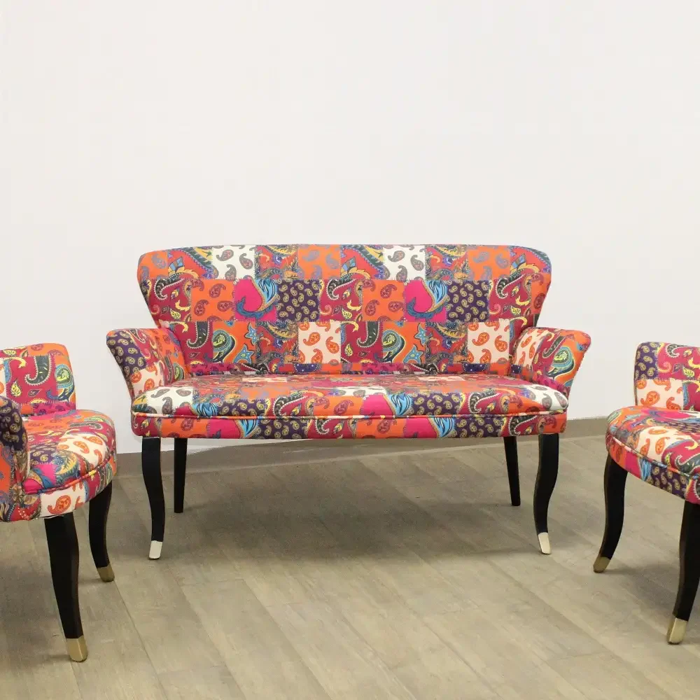 Canapea 2 Persoane Cocktail Relax Homs Textil Portocaliu