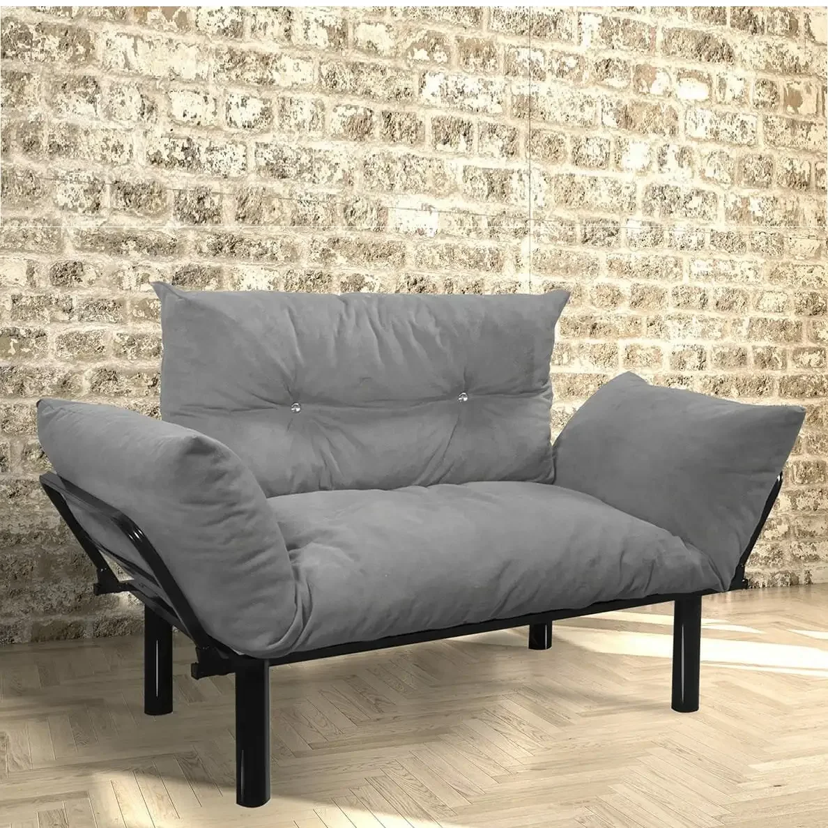 Canapea 2 Locuri Homs Gri