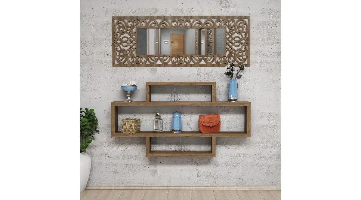 Raft de Perete Lotto Homs, Nuc, 120 x 65 x 14 cm, PAL 18 mm