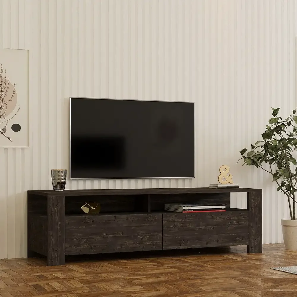 Comoda TV Combe Culoare Antracit 140 cm
