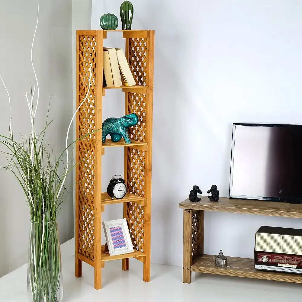 Raft Organizator cu 4 Politie pentru Baie Bucatarie 140 cm