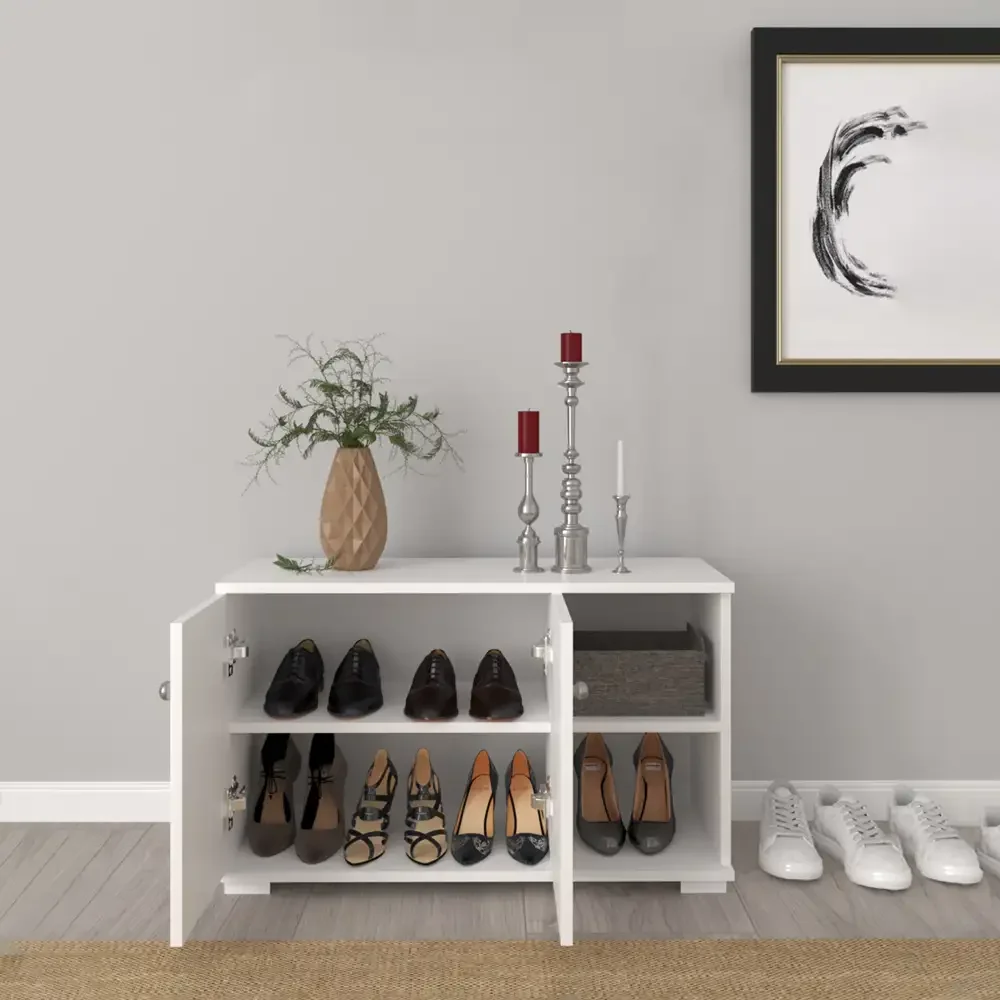 Pantofar Hol Rody, Culoare Alb, 90 cm