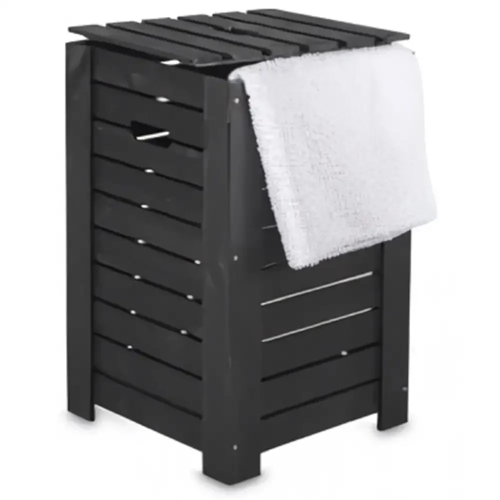 Cos Pentru Rufe Din Lemn, Wash, 55 cm