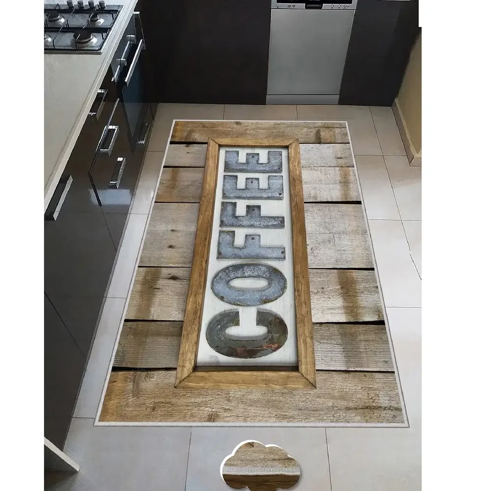 Covor de Bucatarie Otto, Model Cofee, 200 cm