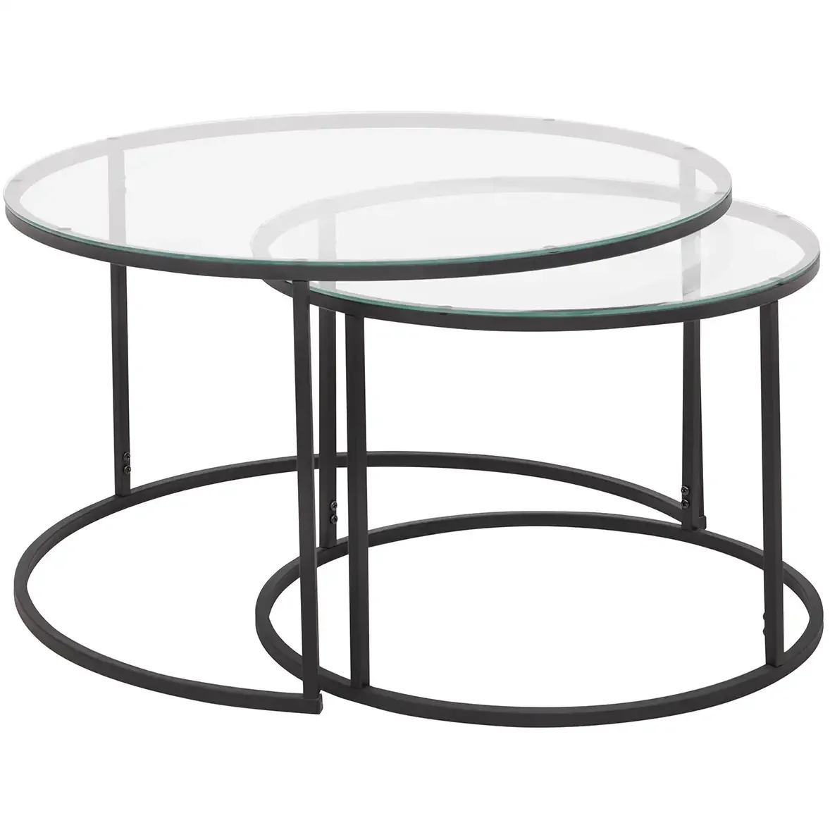 Set Masuta de Cafea Sticla, Seria 710, Homs, 2 Buc, 0025