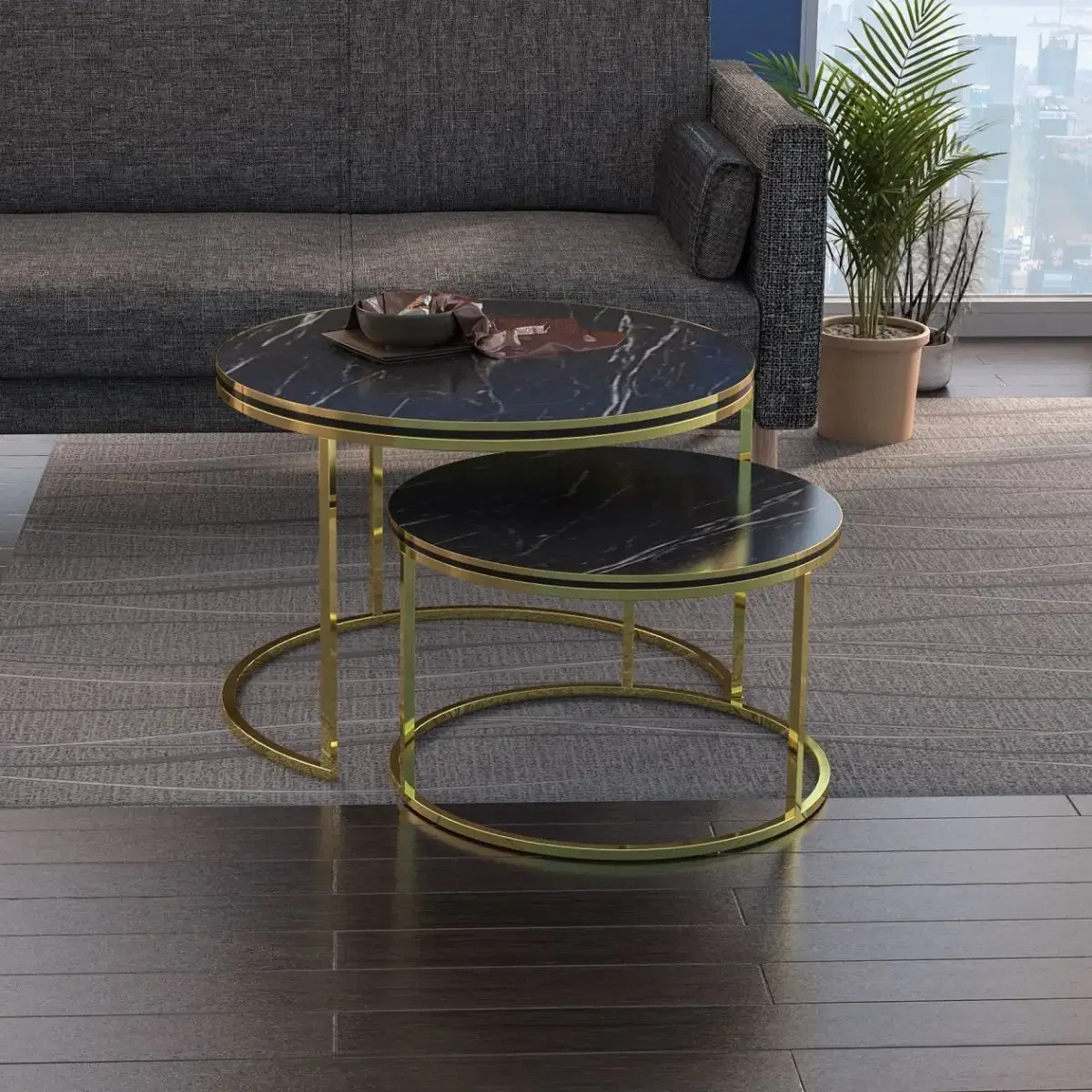 Set Măsuță de Cafea, Seria 440, Homs, 2 Buc, 20360