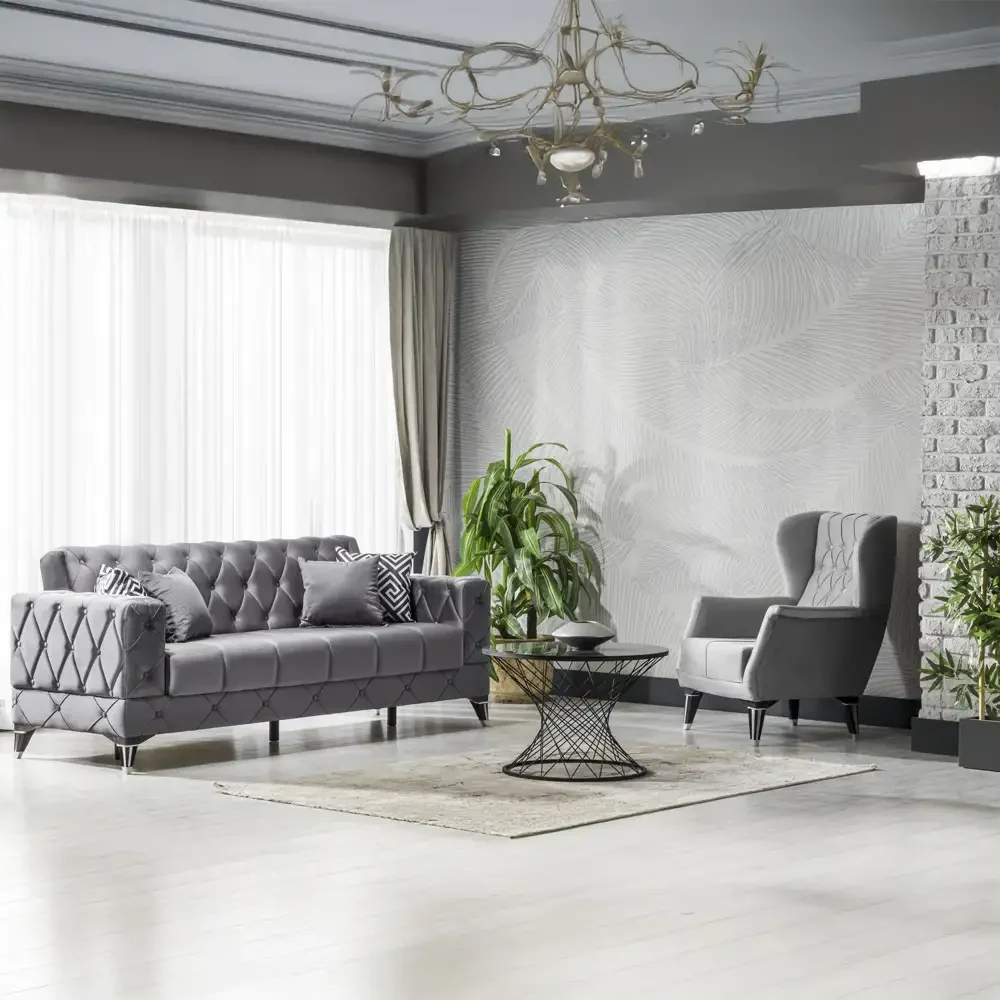 Set Canapea Cu Un Fotoliu Verona, Canapea Extensibila