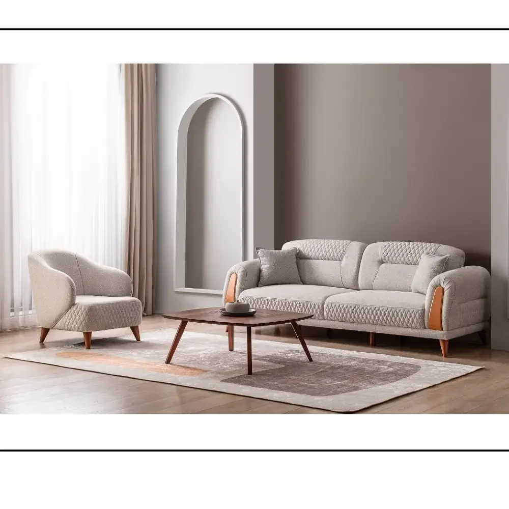 Set Canapea Cu 2 Fotolii Venus, Living