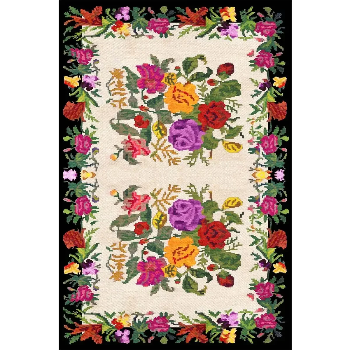 Covor de Bucatarie Otto, Model Flowe, 150X100 cm