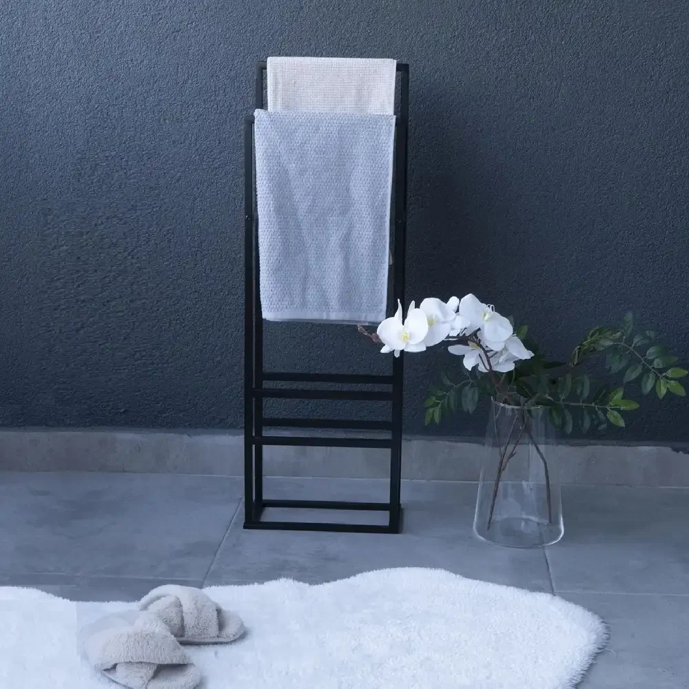 Suport Prosop Vella, din Metal pentru Baie, 90 cm